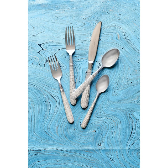 Italian artisans forge each Martellato Place Spoon adding hammered detail.Made from 18/10 stainless steel, you'll love the...