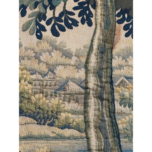 Mid-Century French Jacquard Halluin Tapestry in the style of Aubusson, 1960s For Sale - Image 15 of 18