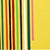 Yellow Drip II - Original Modern Yellow Abstract Acrylic and Aluminum Art on Wood Panel For Sale In Los Angeles - Image 6 of 10