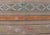 Colorful Vintage Turkish Embroidered Kilim With Stripe's and Geometric Motifs. Geometric stripe design Kilim rug in multi-...