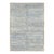 Blue Modern Hand Knotted Wool Rug For Sale