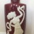 Mid-Century Modern Vintage Mid-Century Modern Art Deco Ceramic Table Lamp With Dancing Woman For Sale - Image 3 of 9