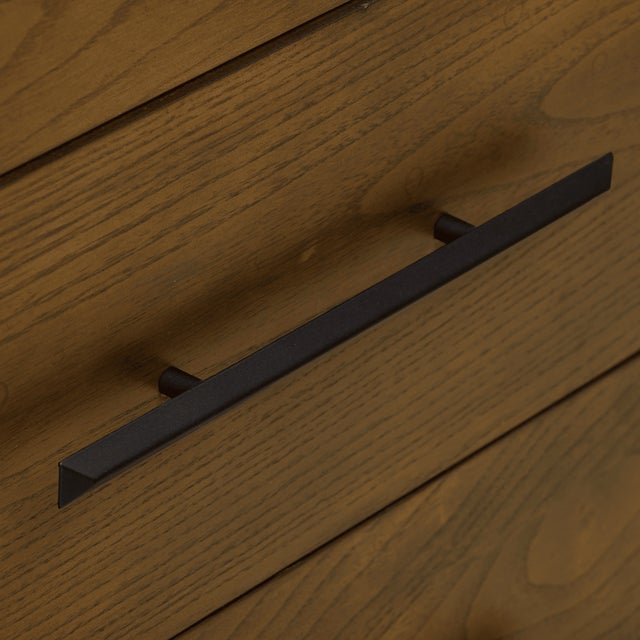 Emery Walnut 6 Drawer Dresser For Sale - Image 9 of 9