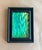 A soothing abstract watercolor awash in layered emerald, teal, and sea-glass hues. Gentle vertical movement and...