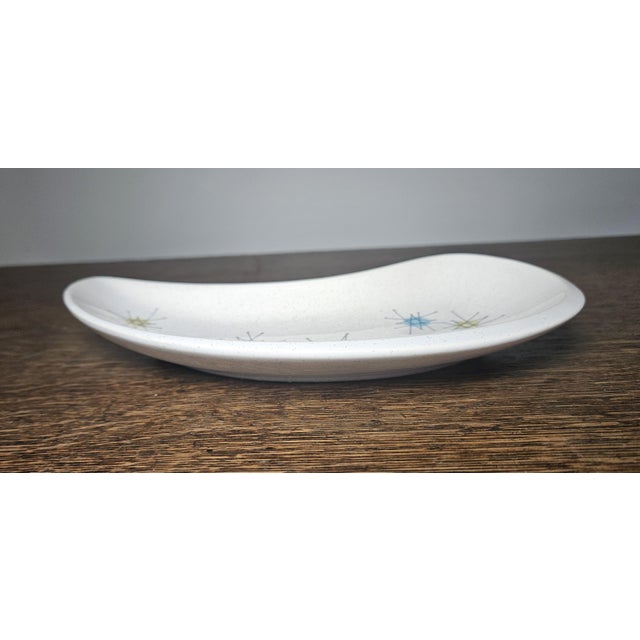 1960s 1960s Franciscan "Starburst" Crecent Plate For Sale - Image 5 of 11