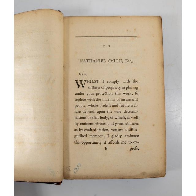 18th Century Book "The Heetopades of Veeshnoo-Sarma" by Charles Wilkins 1787 For Sale In New York - Image 6 of 14