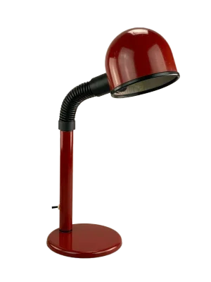 Space Age Design Red Table Lamp
