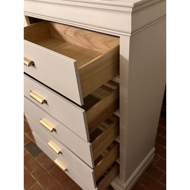 Tall 5-Drawer Chest For Sale - Image 4 of 7