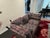 Vintage Custom-Made Tapestry Couch For Sale - Image 11 of 15