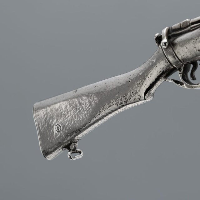 Antique English Silver Rifle Shooting Trophy, London, 1915 For Sale - Image 15 of 18