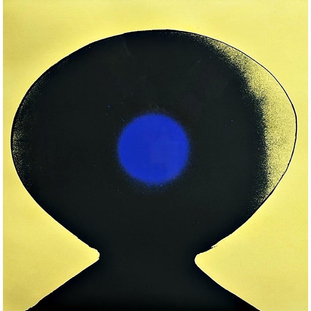 Otto Piene, Telemagisch, 1969, Color Silkscreen, Signed and Limited For Sale - Image 4 of 5