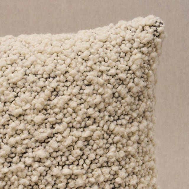This pillow features Margarete with a knife edge finish. Margarete redefines bouclé. Woven with a superior yarn that...