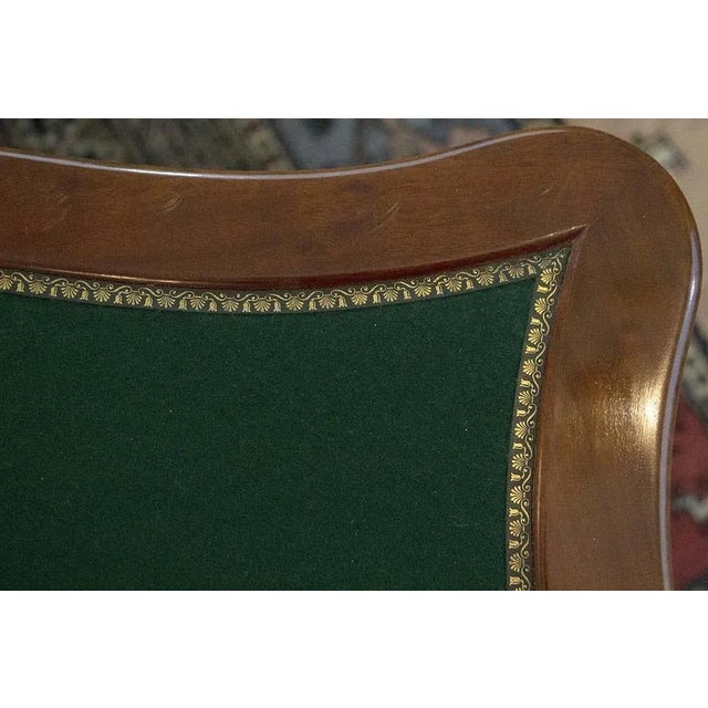Louis XV Mahogany Console Game Table, 1860s For Sale - Image 3 of 8