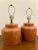 Pair of larger scale midcentury glossy ginger jar lamps by Haeger. (Full-sized end table lamps, bigger than they appear in...