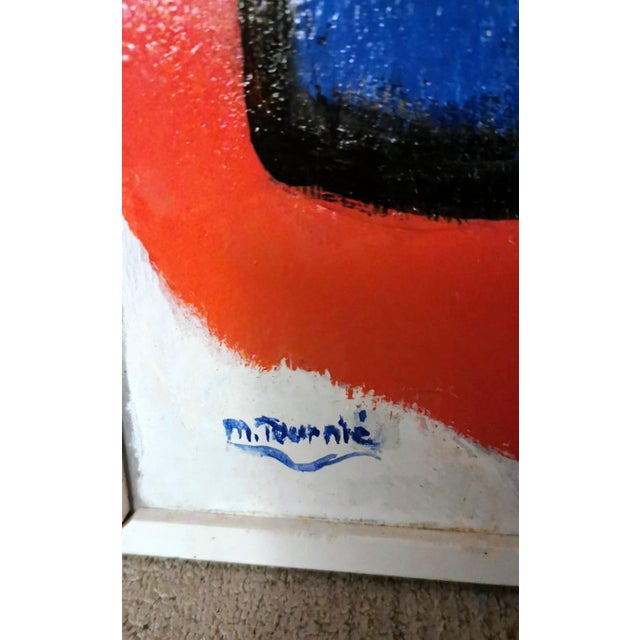 1980s French Symbolic Expressionism Oil Painting Depicting French Revolution For Sale - Image 10 of 13