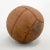 Vintage Brown Leather Medicine Ball, 1930s For Sale - Image 3 of 7