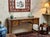 Brown Vintage Western Revival Drawers Turned Decorative Legs Desk For Sale - Image 8 of 16