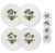 Bring a touch of sophisticated, colonial-inspired charm to your dining table with this exquisite vintage set of four...