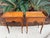 Brown Vintage Baker Furniture French Provincial Louis XV Style Nightstands, Side Tables For Sale - Image 8 of 9