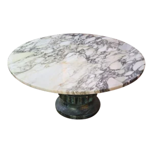 Italian Marble Top Coffee Table