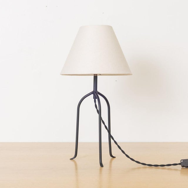 Contemporary Panoplie Large Iron Tripod Lamp For Sale In Los Angeles - Image 6 of 13