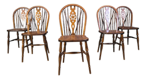 Vintage Dining Chairs from Ercol, 1950s, Set of 5