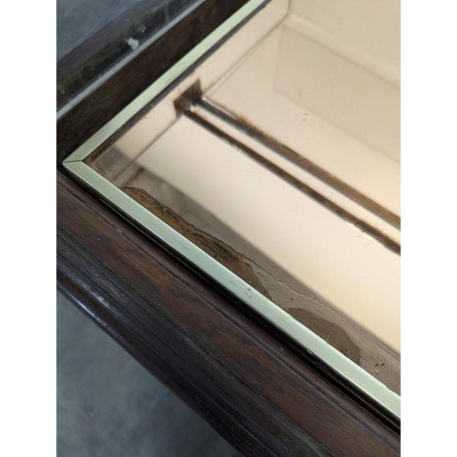 Wood Wooden and Acrylic Glass Serving Trolley For Sale - Image 7 of 10