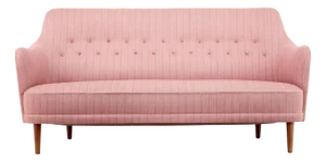 Mid 20th Century Samsa Rund Triple Sofa by Carl Malmsten, 1960s