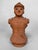 Dimensions: h 46 × w 23 × d 20 cm distinctive vintage japanese terracotta sculpture dating from around 1950, inspired by...