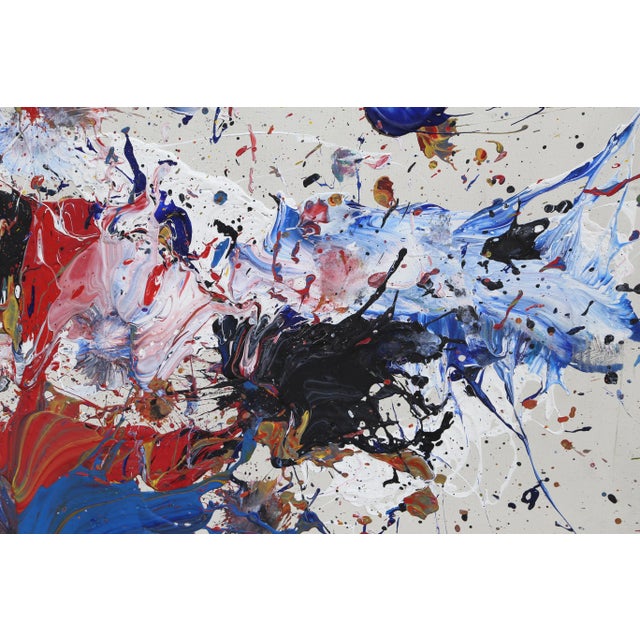 Untitled Judy Wahl Year: 1980 Size: 47.5 in. x 71 in. Framed size: 48 x 71.5 inches Acrylic on Canvas, signed lower right...