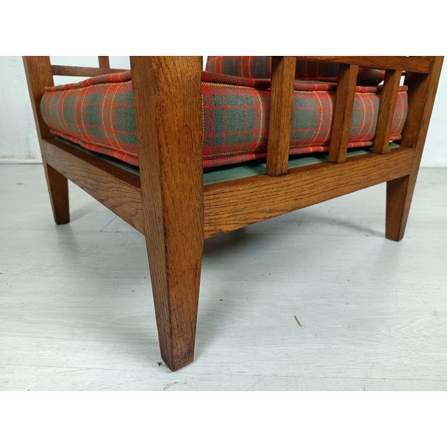 Vintage Oak Reconstruction Chair by René Gabriel, 1950s For Sale - Image 11 of 14