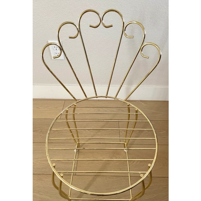 Mid 20th Century Mid 20th Century Hollywood Regency Mid Century George Koch Vanity Chair Stool For Sale - Image 5 of 11