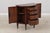 Theodore Alexander Theodore Alexander 4 Drawer 2 Door Mahogany Demilune Cabinet For Sale - Image 4 of 18