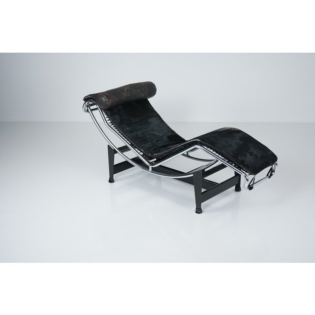LC4 Chaise Lounge by Le Corbusier and Pierre Jeanneret for Cassina, 1970s For Sale - Image 9 of 18