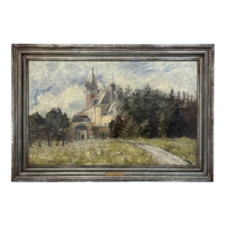 19th Century Framed Oil Painting on Canvas by Leon Philippet (1843-1906) For Sale