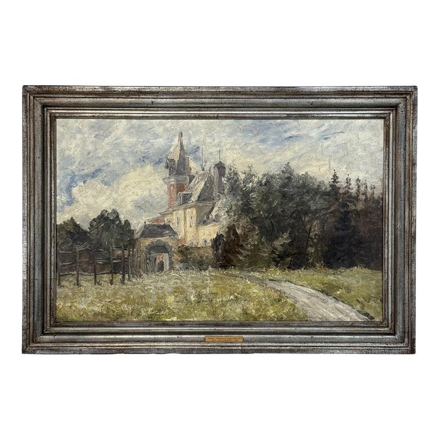 19th Century Framed Oil Painting on Canvas by Leon Philippet (1843-1906) For Sale