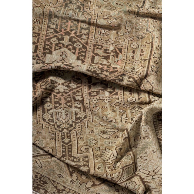 Vintage Persian Heriz Area Rug For Sale - Image 10 of 12