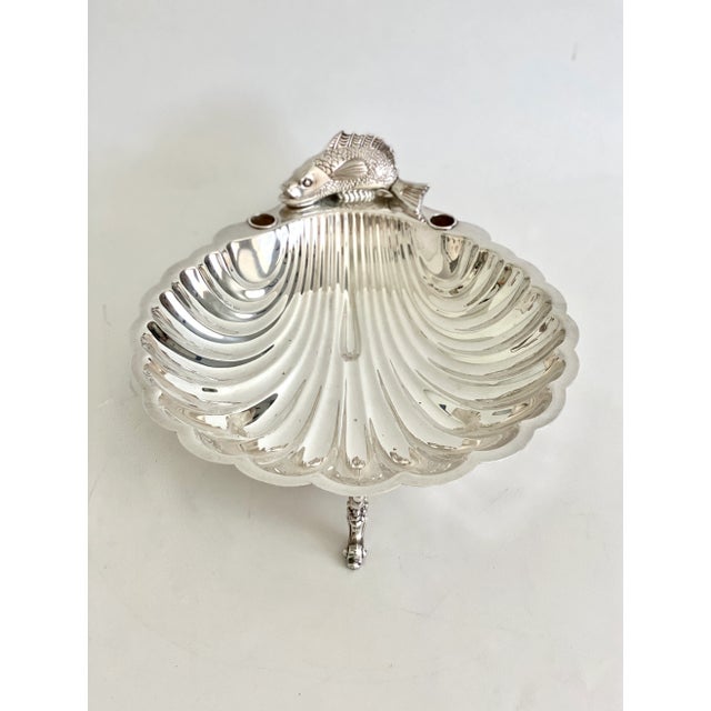 Silver Shell Serving Bowl For Sale In Los Angeles - Image 6 of 9