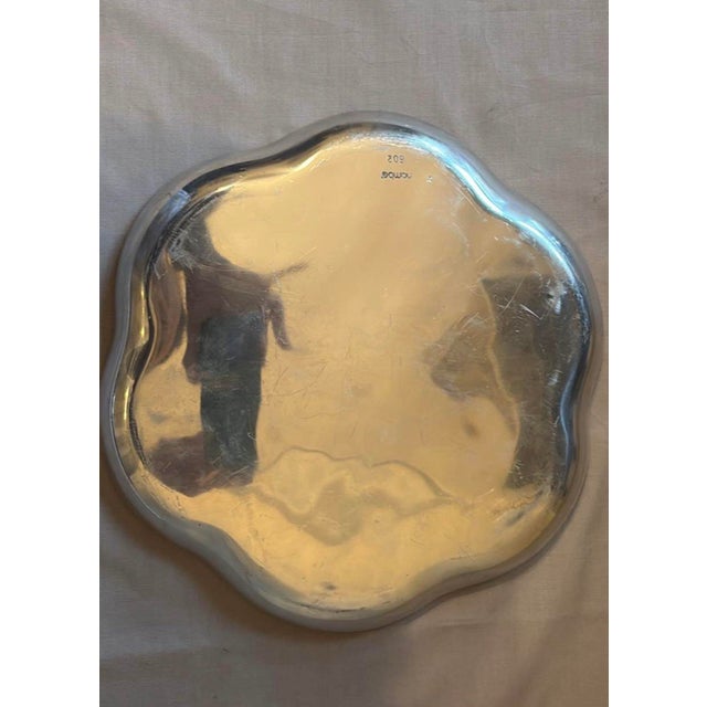 Nambe Vintage Nambe’ Platter # 602 Retired 2006 Heat Up to 500 and Freeze Too For Sale - Image 4 of 5