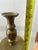 Brass 1920s Pair of Moroccan Large Solid Brass Candlesticks For Sale - Image 8 of 9