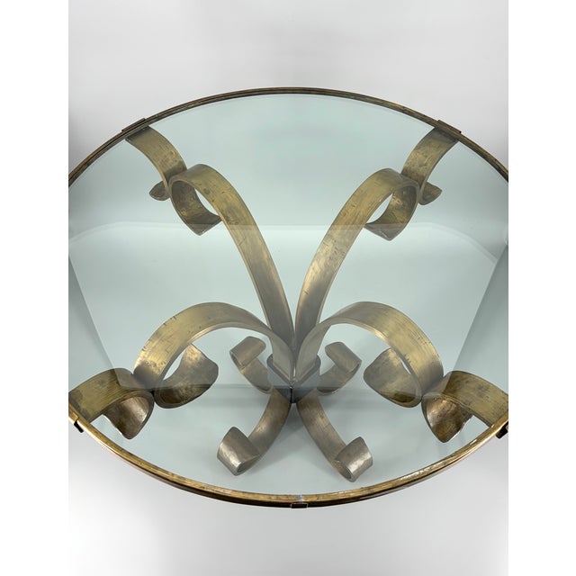 Hollywood Regency Brass Coffee Table, 1960s For Sale - Image 4 of 13
