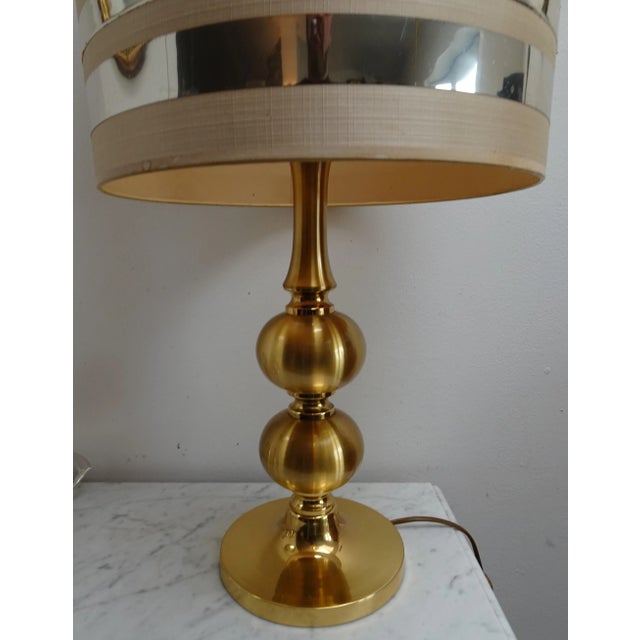 Gilded Ball Table Lamp by Boulanger from Boulanger, 1970s For Sale - Image 14 of 18