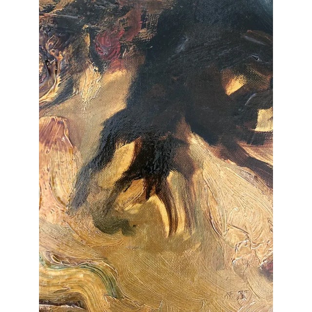 Sylvain Vigny, Visage, Oil on Canvas, Framed For Sale - Image 4 of 9