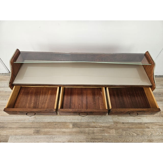 Entrance Dressing Table in Briar Root with Glass Tops, 1950 For Sale - Image 13 of 18