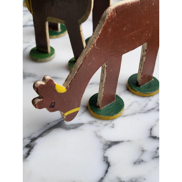 Vintage Wooden Folk Art Animals, 1950s, Set of 20 For Sale - Image 14 of 16