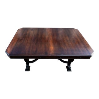 Jacobean Antique Rockford Walnut Trestle Dining Table Sale 1279 For Sale