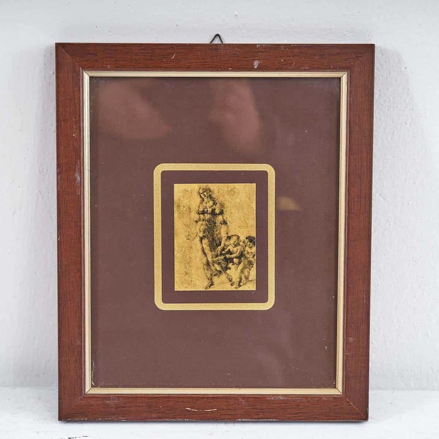 Sandro Botticelli, Untitled, 2000s, Wood, Framed For Sale - Image 5 of 5