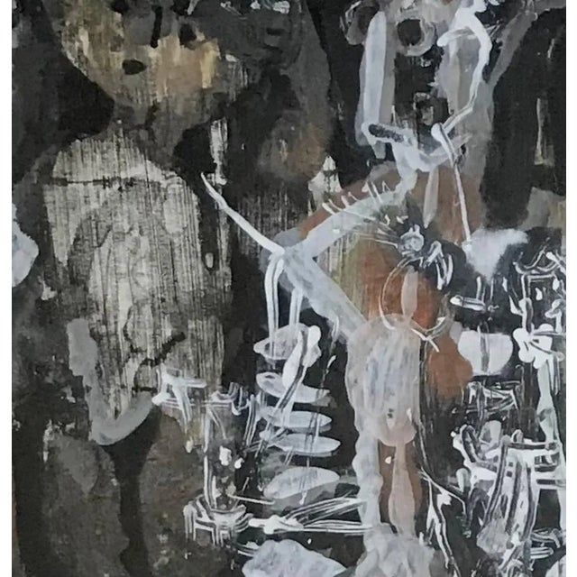 1970s Olga Reiwald, Rhythm, Watercolor, 1977 For Sale - Image 5 of 11