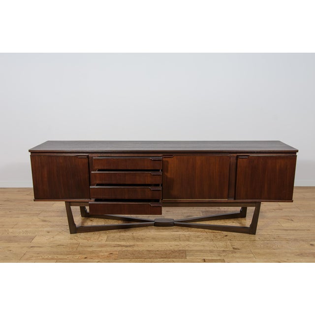 Brown Mid-Century Modern English Teak Sideboard from Stonehill, 1960s For Sale - Image 8 of 18