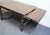 Vintage Antique Solid Oak Rustic Gothic Jacobean Tudor Style 86" Refectory Dining Table For Sale In Kansas City - Image 6 of 12